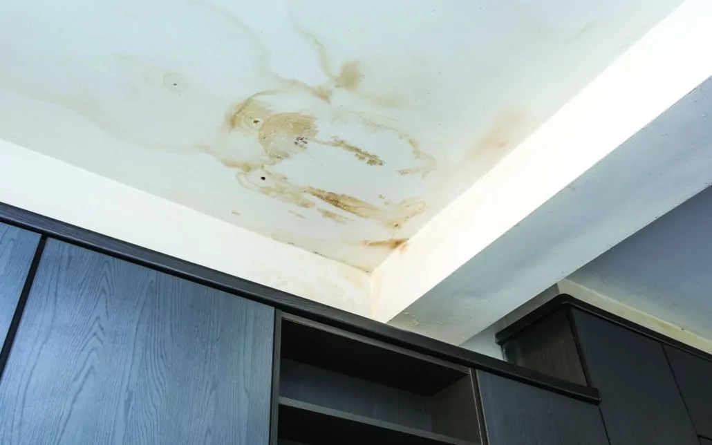 Ceiling-water-damage-from-weak-roof-1030x644
